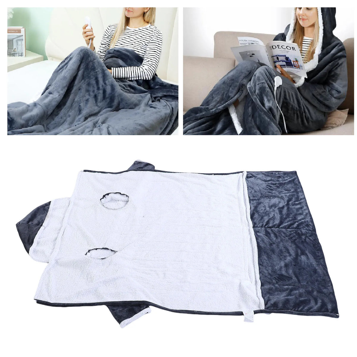 CozyWrap™ Electric Wearable Blanket